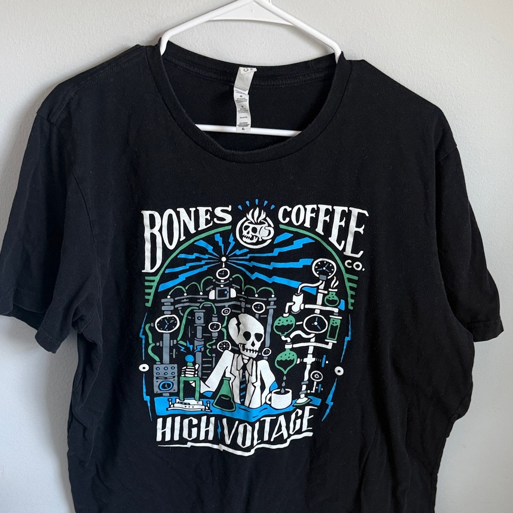 Bones Coffee Co. Black Graphic T-Shirt